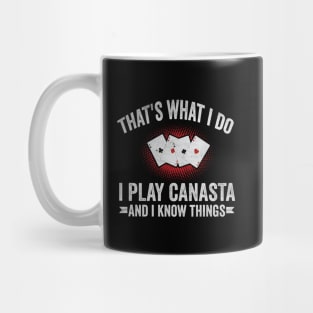 Funny canasta card game Mug